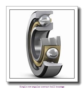 55 mm x 100 mm x 21 mm 55 mm x 100 mm x 21 mm ZKL 7211AA Single row angular contact ball bearings